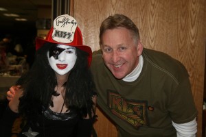 Bill Starkey with KISS Fan