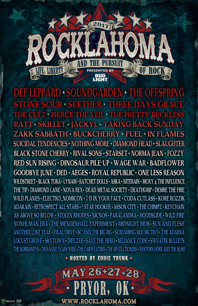 Rocklahoma 2017 Lineup